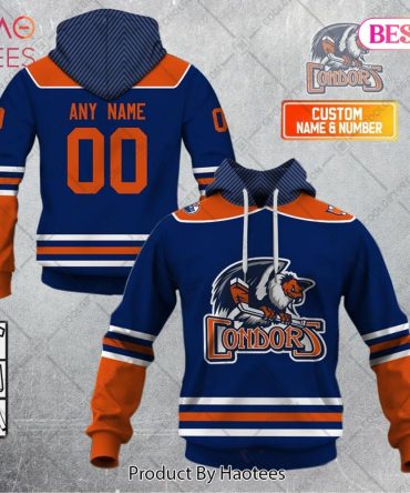 Personalized Ahl Bakersfield Condors Color Jersey Style Hoodie, T-Shirt, Zip Hoodie, Sweatshirt