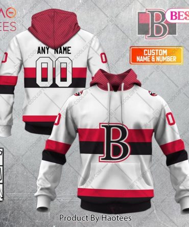 Personalized Ahl Belleville Senators White Jersey Style Hoodie, T-Shirt, Zip Hoodie, Sweatshirt