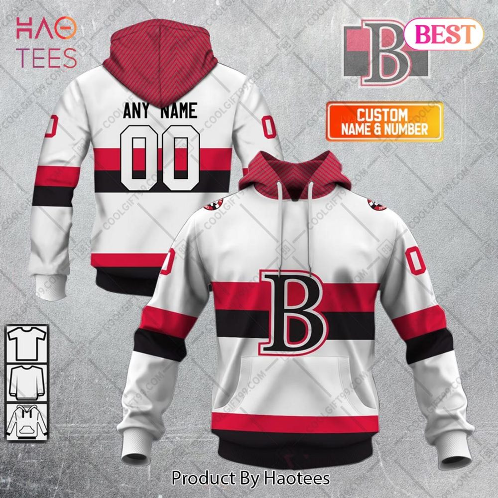 Personalized Ahl Belleville Senators White Jersey Style Hoodie, T-Shirt, Zip Hoodie, Sweatshirt