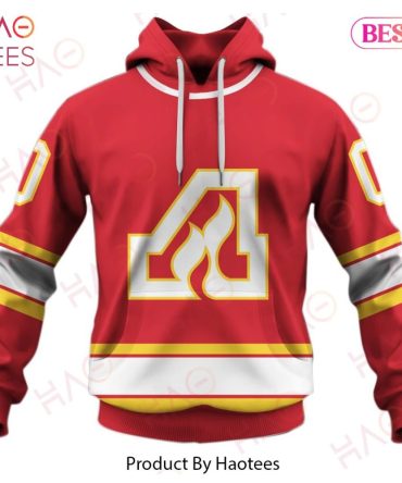 Personalized Atlanta Flames Calgary Flames 70S Vintage Home Jersey 3D Hoodie
