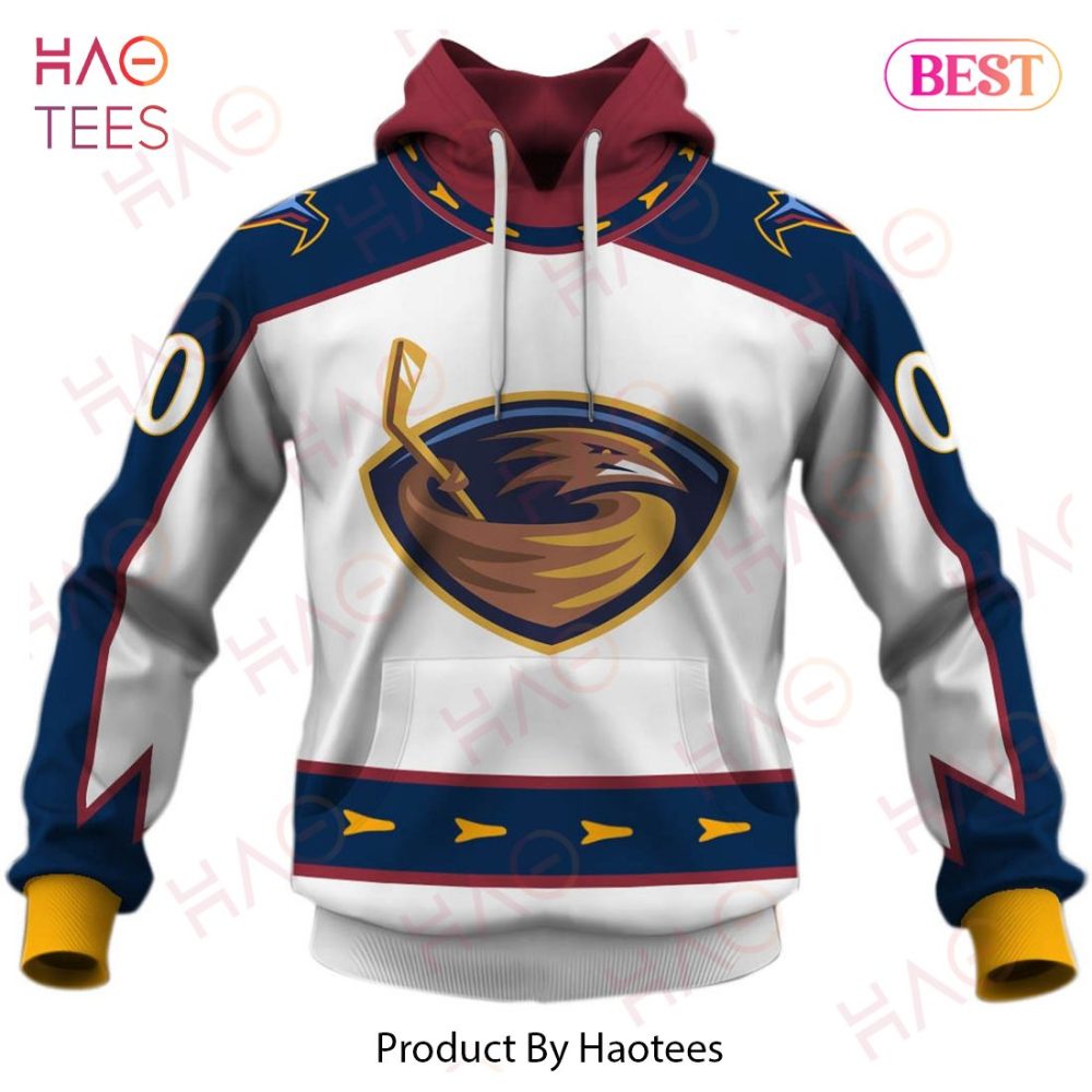 Personalized Atlanta Thrashers Winnipeg Jets 1999 Vintage Home Jersey 3D Hoodie