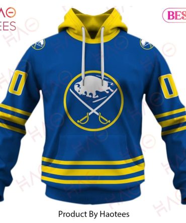 Personalized Buffalo Sabres 80S 90S Away Vintage Nhl Throwback Jersey 3D Hoodie