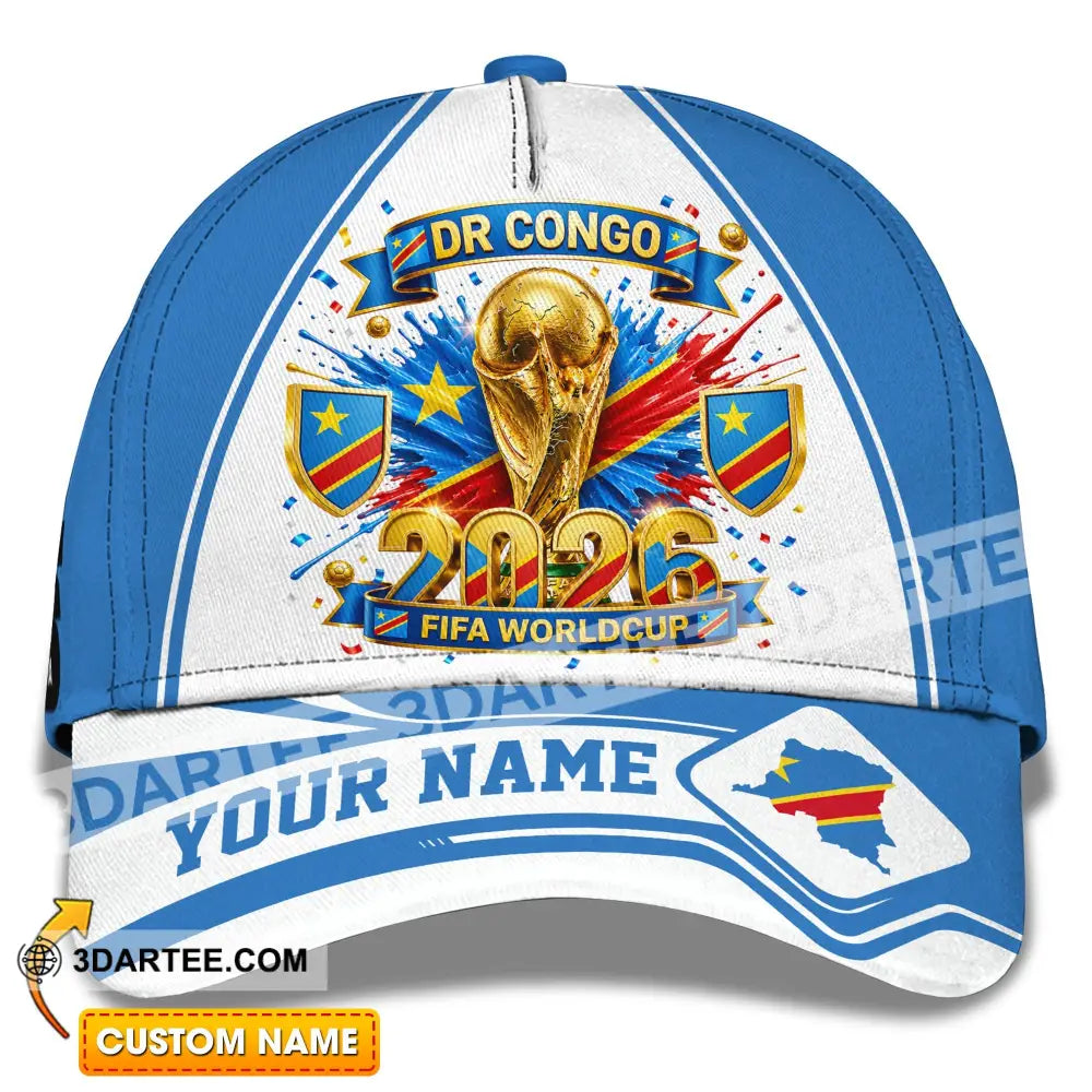Personalized Cap, Customized Dr Congo World Cup 2026 Classic Cap