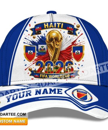 Personalized Cap, Customized Haiti World Cup 2026 Classic Cap