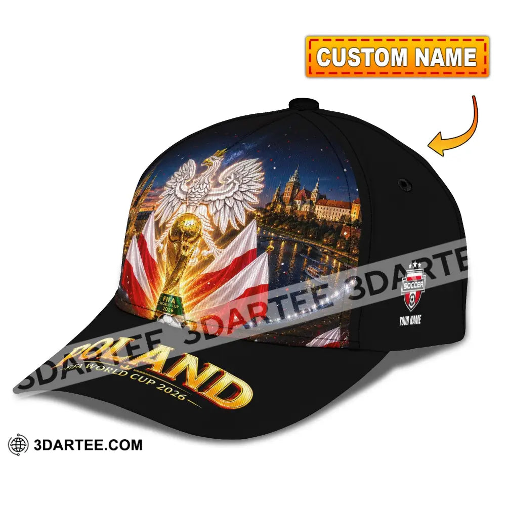 Personalized Cap, Customized Poland World Cup 2026 Classic Cap