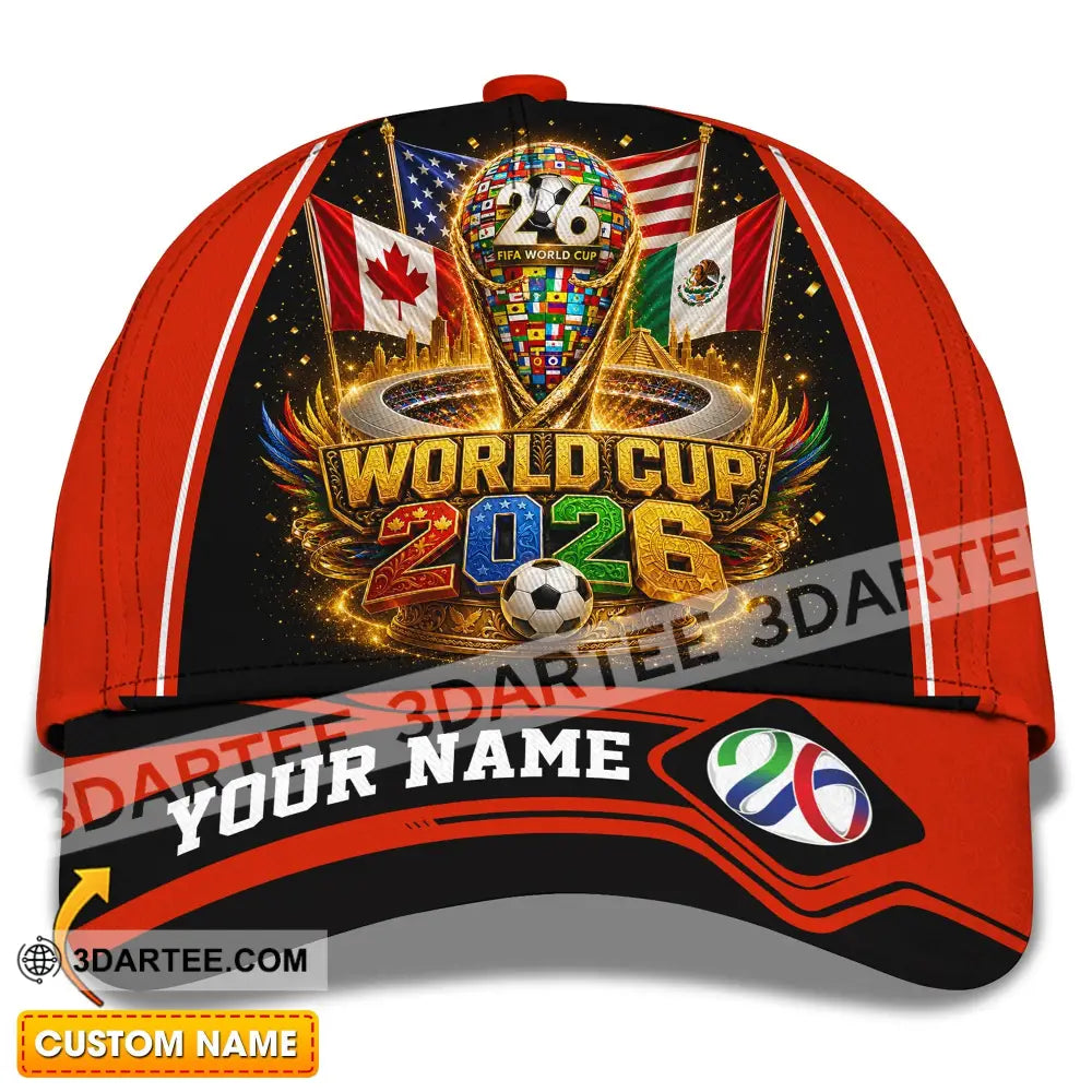 Personalized Cap, Customized World Cup 2026 Classic Cap