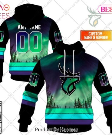 Personalized Cfl Edmonton Elks Northern Lights Style Hoodie, T-Shirt, Zip Hoodie, Sweatshirt