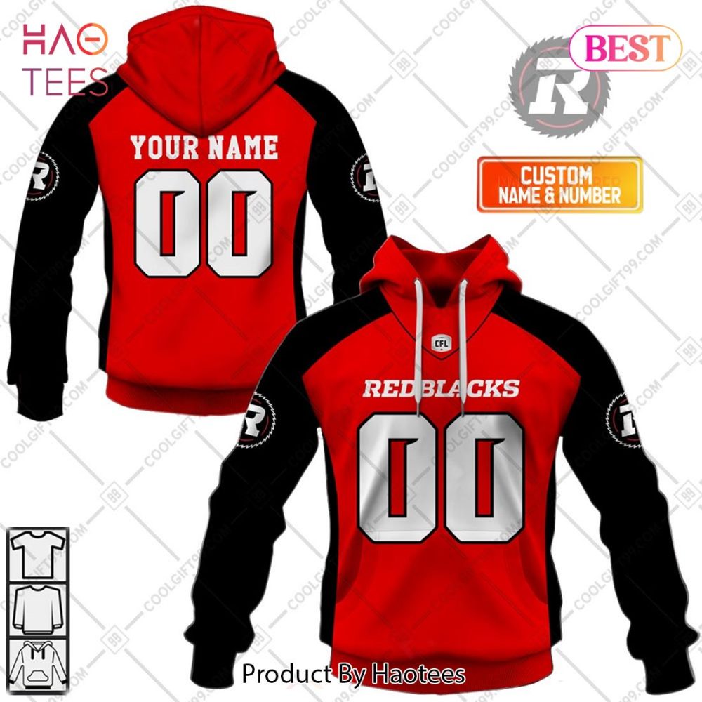 Personalized Cfl Ottawa Redblacks Alt Jersey 2023 Style Hoodie, T-Shirt, Zip Hoodie, Sweatshirt