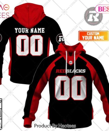 Personalized Cfl Ottawa Redblacks Home Jersey Style Hoodie, T-Shirt, Zip Hoodie, Sweatshirt