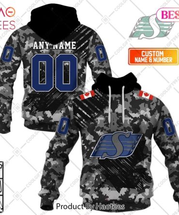 Personalized Cfl Saskatchewan Roughriders Special Camo Armed Forces Design Hoodie, T-Shirt, Zip Hoodie, Sweatshirt
