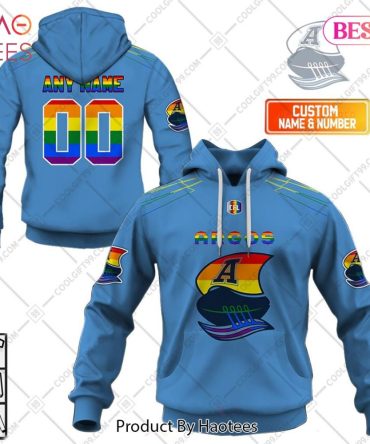 Personalized Cfl Toronto Argonauts Rainbow Logo Jersey Style Hoodie, T-Shirt, Zip Hoodie, Sweatshirt