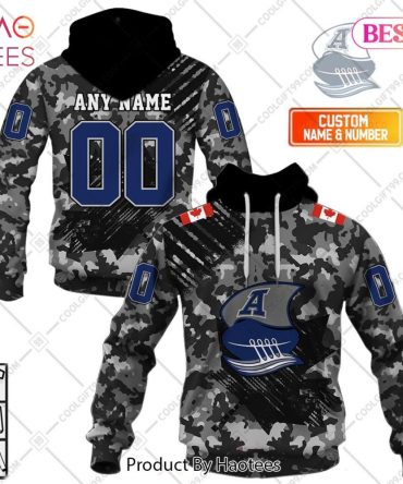 Personalized Cfl Toronto Argonauts Special Camo Armed Forces Design Hoodie, T-Shirt, Zip Hoodie, Sweatshirt