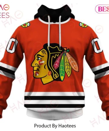 Personalized Chicago Blackhawks Throwback Vintage Nhl Hockey Jersey 3D Hoodie