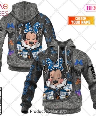 Personalized Dutch Bros Minnie Mouse Design Hoodie, T-Shirt, Zip Hoodie, Sweatshirt