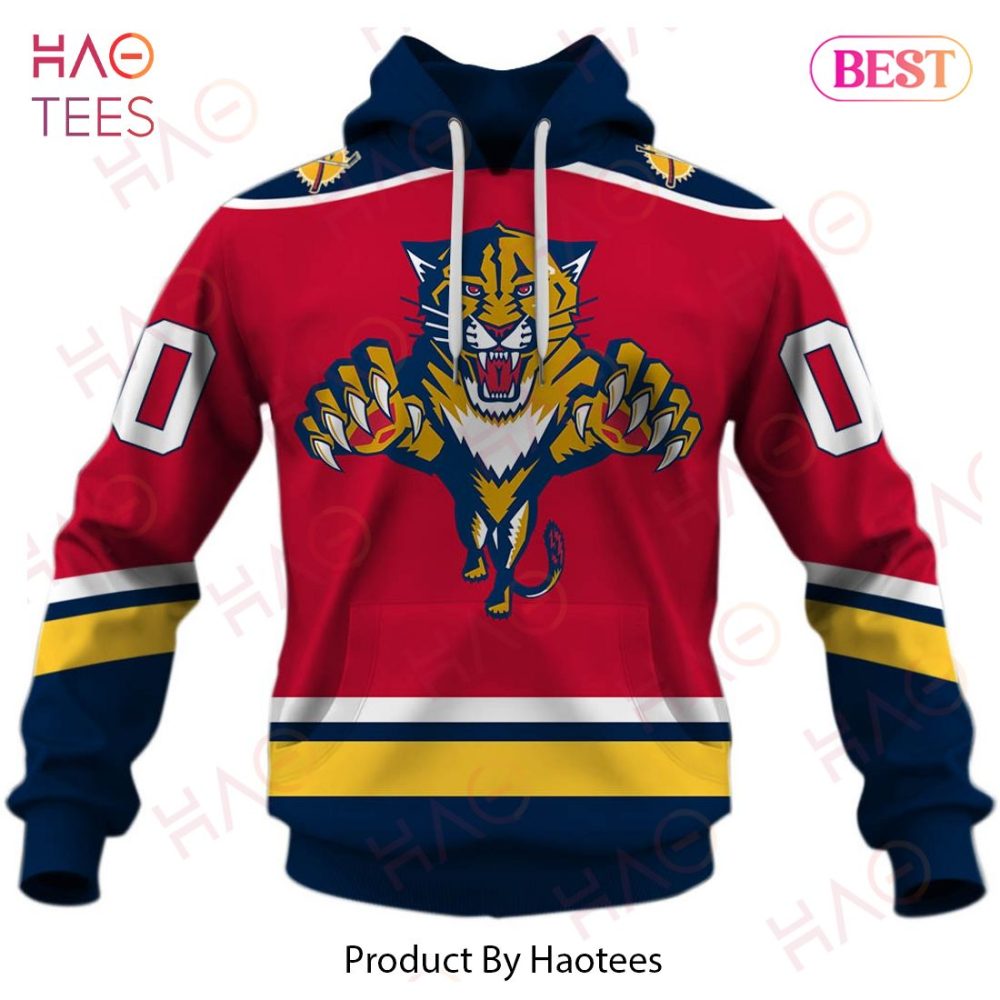 Personalized Florida Panthers 90S Throwback Vintage Nhl Away Jersey 3D Hoodie