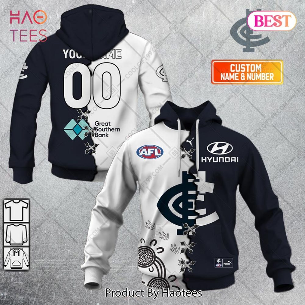 Personalized Guernsey Mix V2 Afl Carlton Blues Hoodie, T-Shirt, Zip Hoodie, Sweatshirt