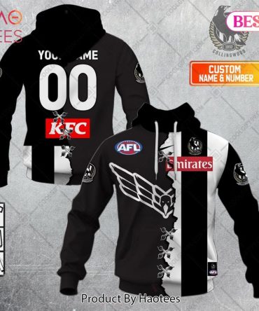 Personalized Guernsey Mix V2 Afl Collingwood Magpies Hoodie, T-Shirt, Zip Hoodie, Sweatshirt