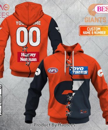 Personalized Guernsey Mix V2 Afl Greater Western Sydney Giants Hoodie, T-Shirt, Zip Hoodie, Sweatshirt