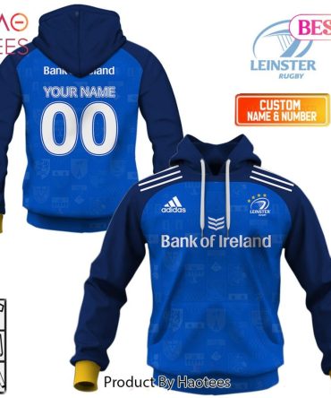 Personalized Irfu Leinster Rugby 2023 Home Jersey Style Hoodie, T-Shirt, Zip Hoodie, Sweatshirt