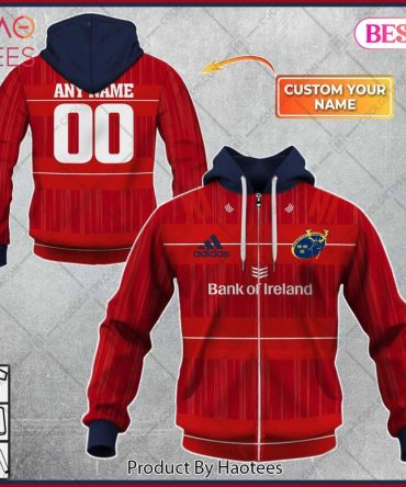 Personalized Irfu Munster Rugby 2023 Home Jersey Style Hoodie, T-Shirt, Zip Hoodie, Sweatshirt
