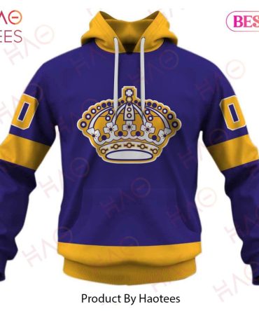 Personalized Los Angeles Kings 70S Throwback Vintage Nhl Away Jersey 3D Hoodie