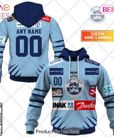 Personalized Metal Ligaen Sonderjyske Ishockey Home Jersey 2324 Style Hoodie, T-Shirt, Zip Hoodie, Sweatshirt