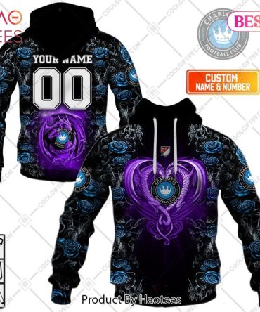 Personalized Mls Charlotte Fc Roses Dragon Couple Hoodie, T-Shirt, Zip Hoodie, Sweatshirt