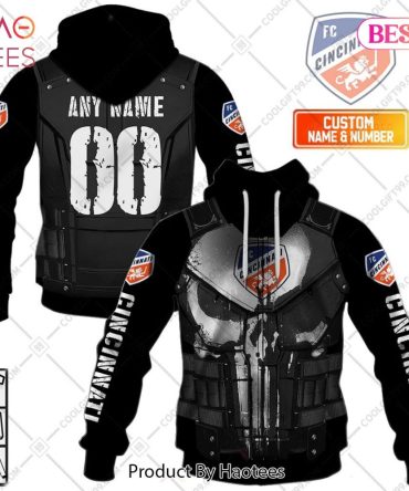 Personalized Mls Fc Cincinnati Punisher Design Hoodie, T-Shirt, Zip Hoodie, Sweatshirt