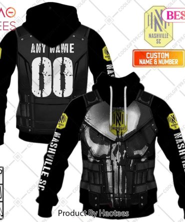 Personalized Mls Nashville Sc Punisher Design Hoodie, T-Shirt, Zip Hoodie, Sweatshirt