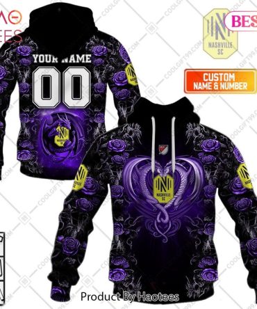Personalized Mls Nashville Sc Roses Dragon Couple Hoodie, T-Shirt, Zip Hoodie, Sweatshirt