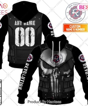 Personalized Mls England Revolution Punisher Design Hoodie, T-Shirt, Zip Hoodie, Sweatshirt