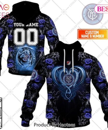 Personalized Mls York City Fc Roses Dragon Couple Hoodie, T-Shirt, Zip Hoodie, Sweatshirt