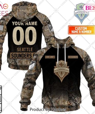Personalized Mls Seattle Sounders Fc Camouflage Hoodie, T-Shirt, Zip Hoodie, Sweatshirt