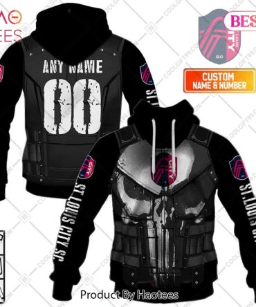 Personalized Mls St. Louis City Sc Punisher Design Hoodie, T-Shirt, Zip Hoodie, Sweatshirt