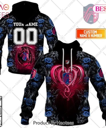 Personalized Mls St. Louis City Sc Roses Dragon Couple Hoodie, T-Shirt, Zip Hoodie, Sweatshirt