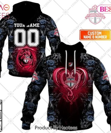 Personalized Mls Toronto Fc Roses Dragon Couple Hoodie, T-Shirt, Zip Hoodie, Sweatshirt
