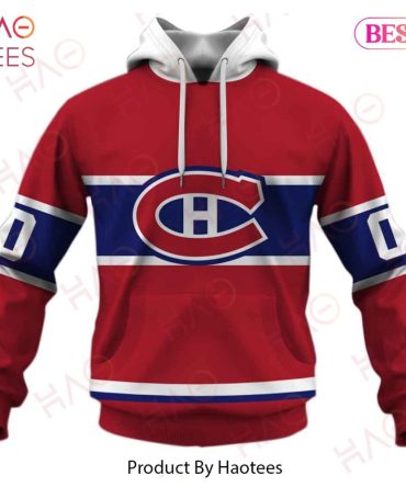 Personalized Montreal Canadiens 60S 70S Throwback Vintage Home Jersey 3D Hoodie