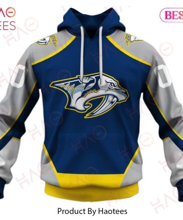 Personalized Nashville Predators Throwback Vintage Nhl Hockey Jersey 3D Hoodie