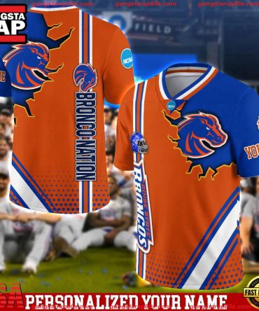 Ncaa Customized Boise State Broncos Team Logo Player Football Jersey Shirt