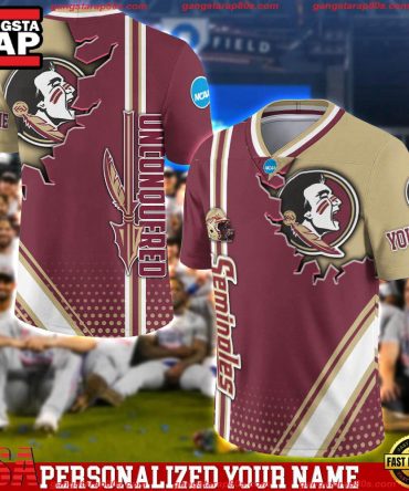 Ncaa Customized Florida State Seminoles Team Logo Player Football Jersey Shirt