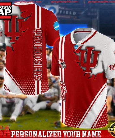 Ncaa Customized Indiana Hoosiers Team Logo Player Football Jersey Shirt