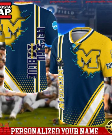 Ncaa Customized Michigan Wolverines Team Logo Player Football Jersey Shirt
