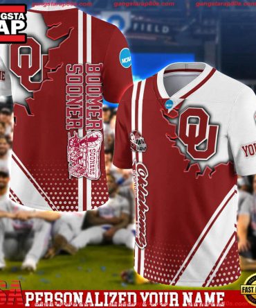 Ncaa Customized Oklahoma Sooners Team Logo Player Football Jersey Shirt