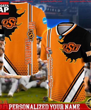 Ncaa Customized Oklahoma State Cowboys Team Logo Player Football Jersey Shirt