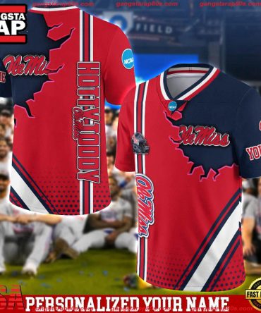 Ncaa Customized Ole Miss Rebels Team Logo Player Football Jersey Shirt