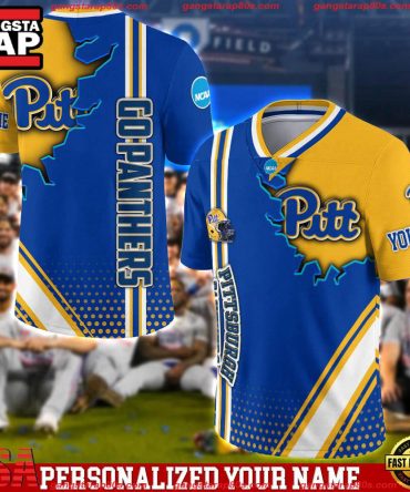 Ncaa Customized Pittsburgh Panthers Team Logo Player Football Jersey Shirt