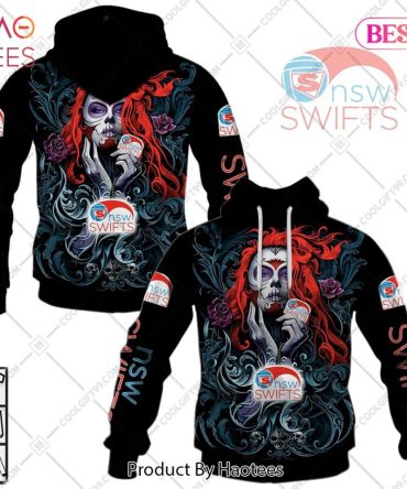 Personalized Netball Au South Wales Swifts Tattoo Girl Design Hoodie, T-Shirt, Zip Hoodie, Sweatshirt