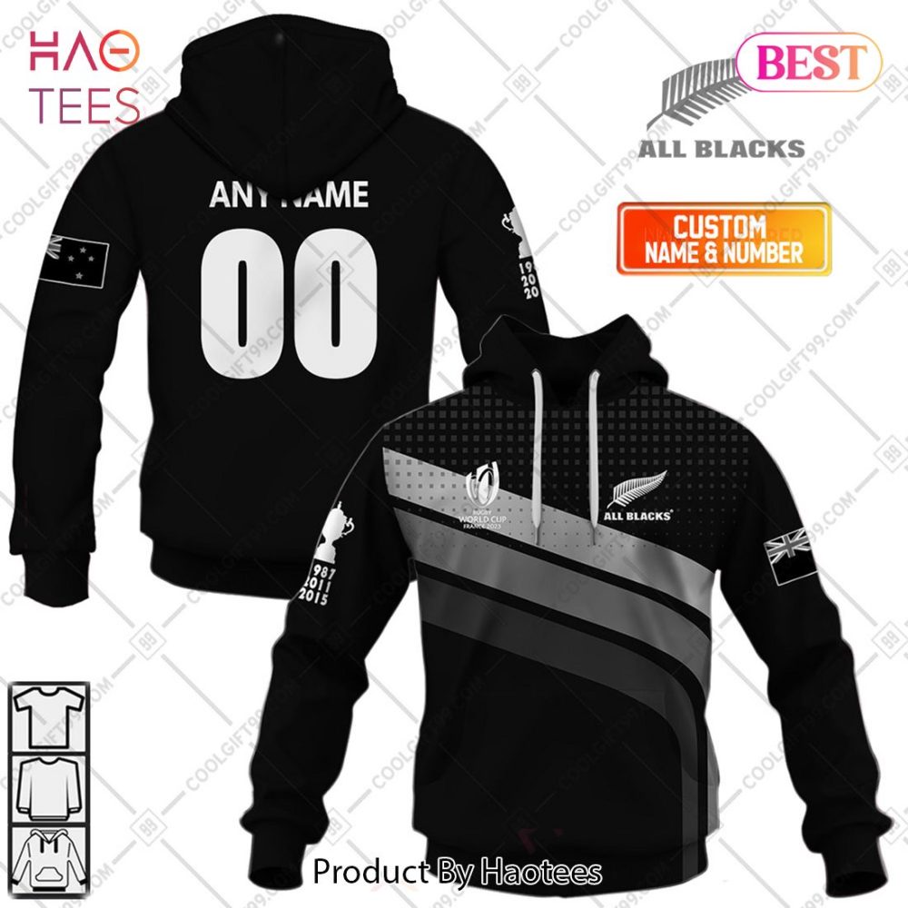 Personalized Zealand All Blacks V02 Hoodie, T-Shirt, Zip Hoodie, Sweatshirt
