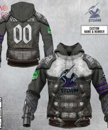 Personalized Nrl Melbourne Storm Armor