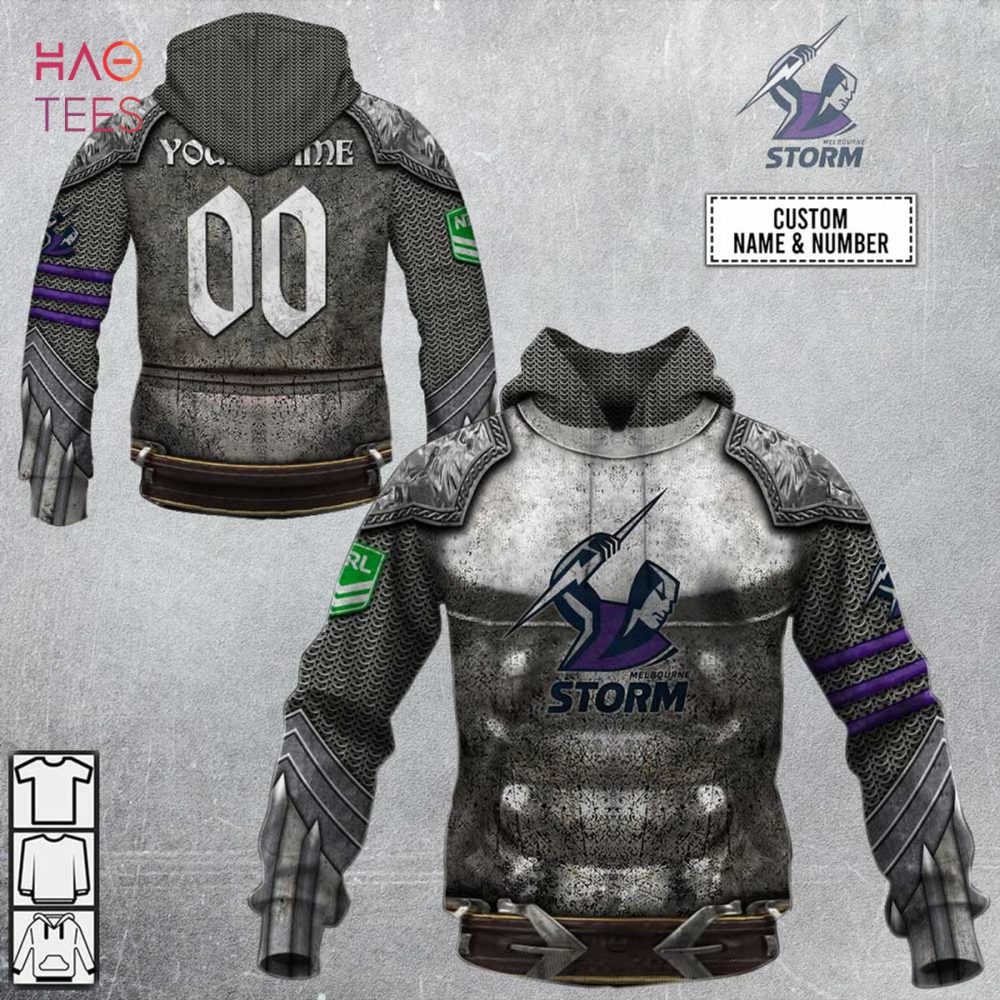 Personalized Nrl Melbourne Storm Armor